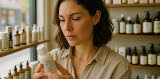 Ethical beauty innovations shown through refill bottles and ingredient notes