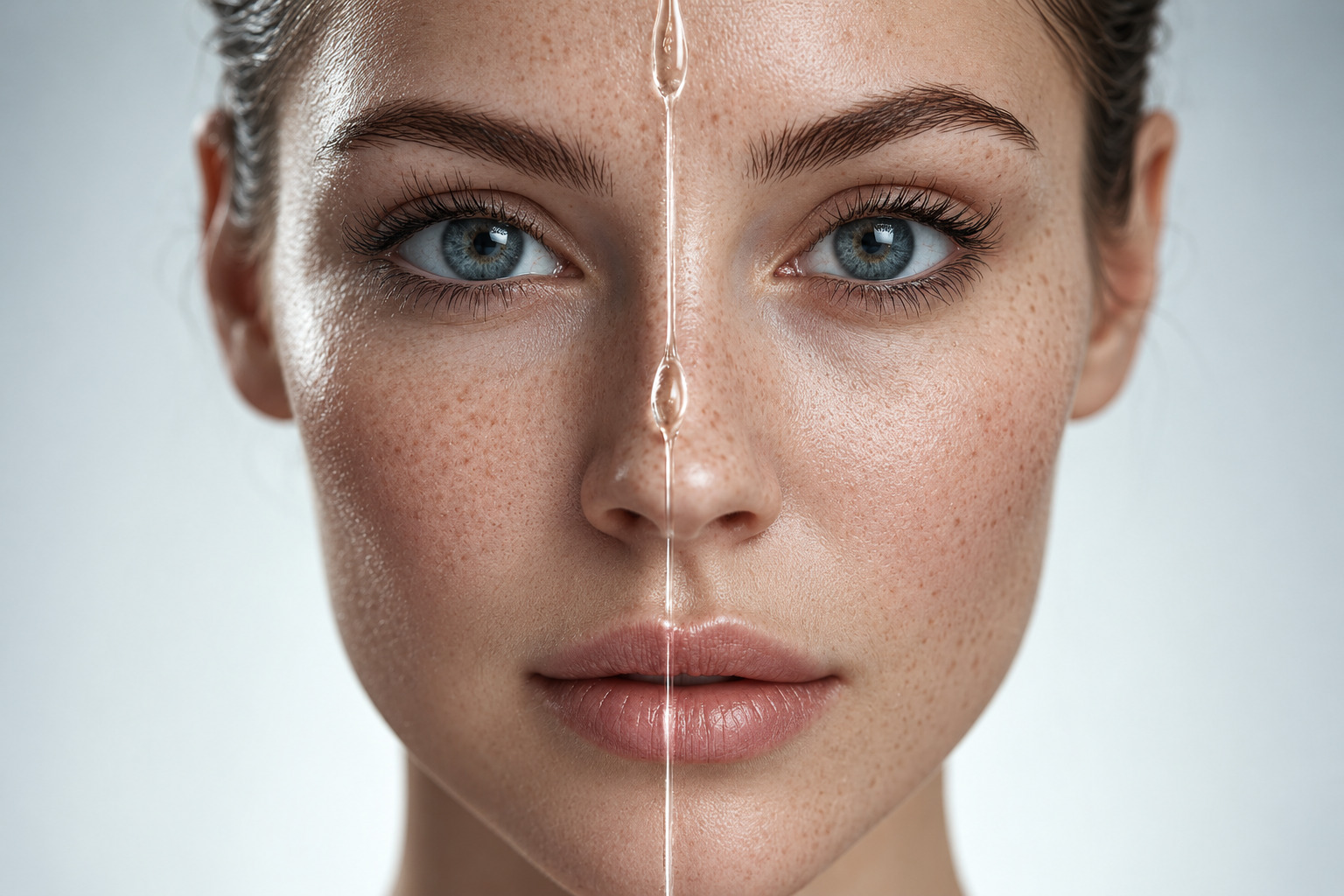 Polyglutamic acid for skin hydration